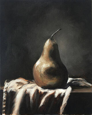 Solitary Pear by Kelly Lane